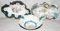 090465 AUSTRIAN PORCELAIN FRUIT BOWLS ANTIQUE THREE