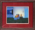 082409 DONALD DUCK ANIMATION CEL PAINTED BACKGROUND