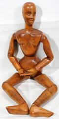 061534 JOINTED WOOD ARTISTS MODELMANNEQUIN H 30