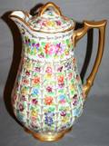060489 AUSTRIAN PORCELAIN CHOCOLATE POT H 9