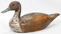 060475 CARVED WOOD DUCK DECOY C 1900 H 8 L 16