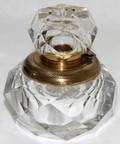 052461 ENGLISH CUT CRYSTAL INKWELL C 1820 H 4