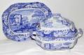 052456 SPODE ITALIAN STONEWARE TUREEN  PLATTER
