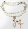 051540 JADE  CLOISONN BEAD ROSARY