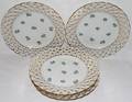 042519 AUSTRIAN PORCELAIN PLATES SET OF SIX DIA 8