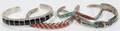 041538 SW AMERICAN INDIAN SILVER TURQUOISE BRACELETS