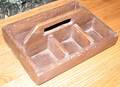 082464 ANTIQUE PINE TOOL BOX H 6 W 12 L 16