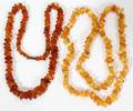 082450 AMBER NECKLACES TWO L 26  20