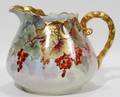 071535 HANDPAINTED PORCELAIN WATER PITCHER C 1900