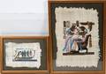 060496 EGYPTIAN STYLE PRINTS ON PAPYRUS TWO