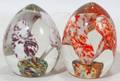 061567 HANDBLOWN GLASS PAPERWEIGHTS TWO H 3