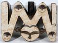 062555 AFRICAN CARVED WOOD MASK 14 X 19