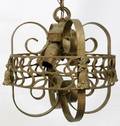 041558 HANDWROUGHT METAL CHANDELIER C 1920