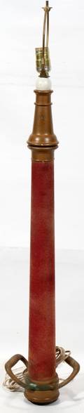 040492 FIRE HOSE NOZZLE WBRASS FITTINGS AS A LAMP