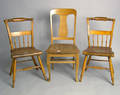 Three plank seat chairs