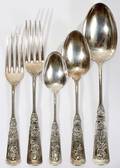 090009 GORHAM FONTAINEBLEAU STERLING FLATWARE 38 PC