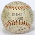 090047 1967 DETROIT TIGERS TEAM SIGNED BASEBALL