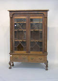 Chippendale style mahogany bookcase