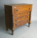 Empire pine chest of drawers
