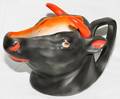 080050 ROYAL BAYREUTH BLACK COW PORCELAIN PITCHER