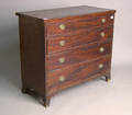 Federal mahogany chest of drawers