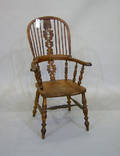 English yewood armchair