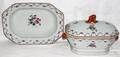071027 CHINESE EXPORT PORCELAIN COVERED TUREEN  STAND