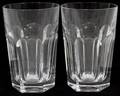 070010 BACCARAT HARCOURT PATTERN CRYSTAL TUMBLERS