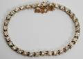 062054 14KT YELLOW GOLD  DIAMOND BRACELET L 6 34