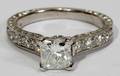 062048 101 CT PRINCESS CUT DIAMOND RING