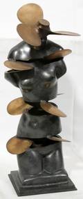 062005 ARMAN 1992 BRONZE SCULPTURE 28 16