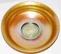 061009 STEUBEN GOLD AURENE GLASS BOWL H 2 12