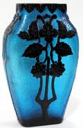 061006 STEUBEN ACID CUTBACK GLASS VASE C 1925