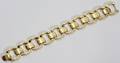 061050 18KT YELLOW GOLD LINK BRACELET L 7