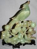 060016 CHINESE CARVED SERPENTINE SCULPTURE H 9
