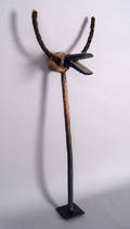 Folk art stylized moose head ca 1900