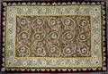 050026 INDIAN VELVET GOLD  SILK WALL HANGING