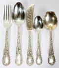 011073 FRANK M WHITING DAMASCUS STERLING FLATWARE