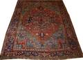101063 HERIZ PERSIAN RUG EARLY 20TH C 114 X 89