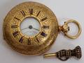 111075 H MATHEY PEYTIEU 18KT YGOLD POCKET WATCH