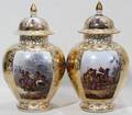 121083 DRESDEN PORCELAIN URNS HELENA WOLFSOH