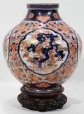 091075 JAPANESE IMARI PORCELAIN VASE 19TH C