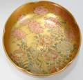 121074 JAPANESE SATSUMA EARTHENWARE BOWL MEIJI PERIOD