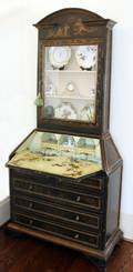 011105 CHINOISERIE STYLE SECRETARY DESK H 79 W 39