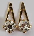 092073 LADYS DIAMOND EARRING JACKETS PAIR