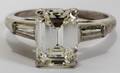 092066 223 CT EMERALD CUT DIAMOND RING