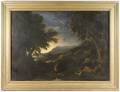 Manner of Thomas Cole 19th C Oil Landscape