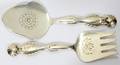 091109 GEORG JENSEN STERLING FISH SERVERS 55 PAIR