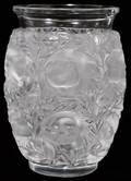 121108 LALIQUE BAGATELLE CRYSTAL VASE H 7 DIA 5