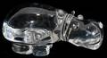 121099 STEUBEN GLASS GREAT HIPPOPOTAMUS  5008 H 4